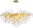 Postmodern Light Luxury Chandelier Water Drop Crystal Lamp Atmosphere