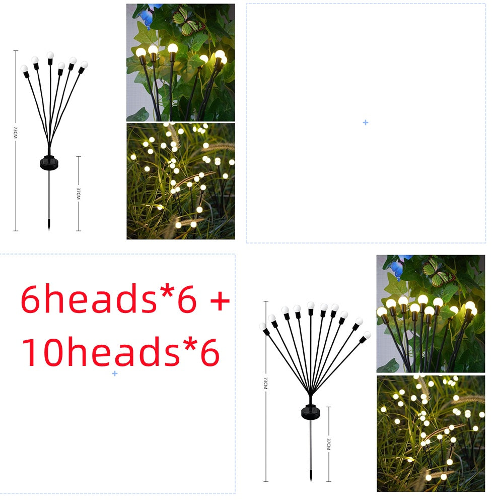 LED Pneumatic Firefly Ground Plug-in Lamp