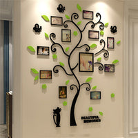 Family photo frame tree wall sticker