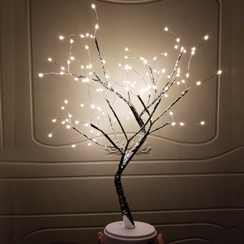 Tree Light Touch Switch Pearl Star Night Light