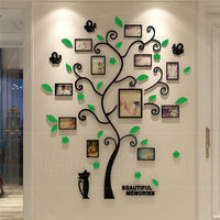 Family photo frame tree wall sticker