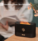 Aroma Diffuser With Flame Light Mist Humidifier Aromatherapy Diffuser With Waterless Auto-Off Protection For Spa Home Yoga Office