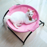 Cat Hammock Bed Free-Standing Cat Sleeping Cat Bed Cat Supplies Pet Supplies Whole Wash Stable Structure Detachable Excellent Breathability Easy Assembly Indoors Outdoors