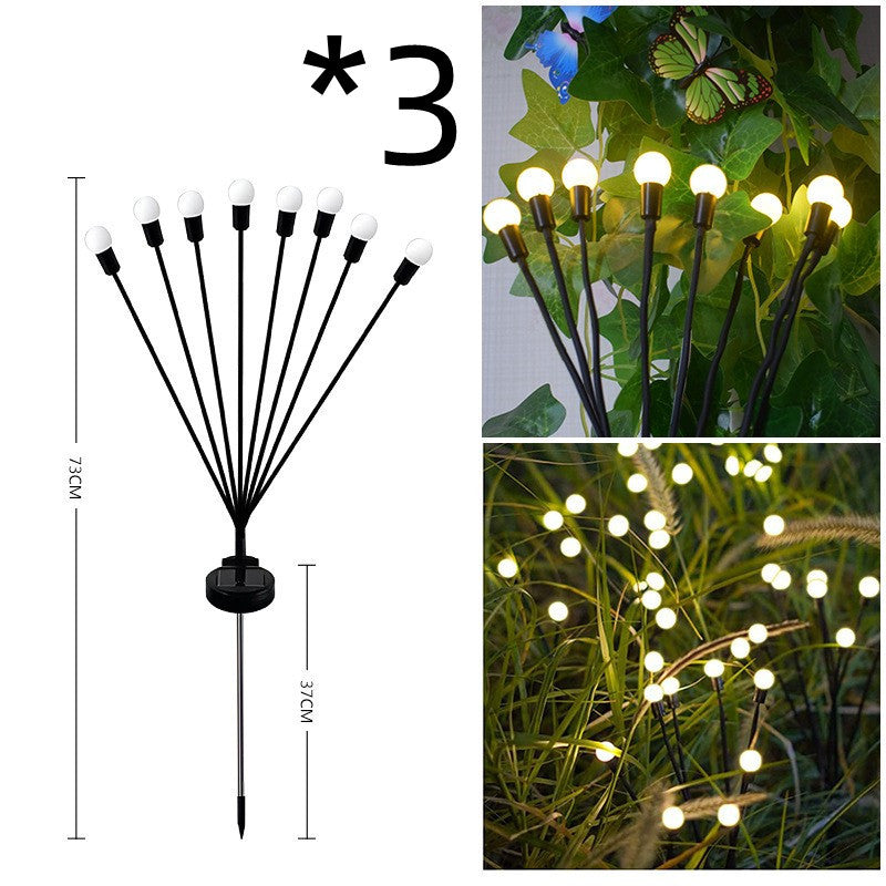 LED Pneumatic Firefly Ground Plug-in Lamp